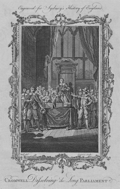 Cromwell scioglie il Lungo Parlamento da Charles Grignion