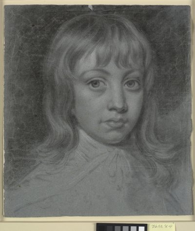 Ritratto di Thomas Waller da bambino, volto pieno a sinistra da Charles Grignion d.Y.