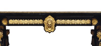Tavolo di Napoleone III, progettato da Jean Brandely, intarsio di E. Varlot, Parigi, c.1850-75 da Charles Guillaume Diehl