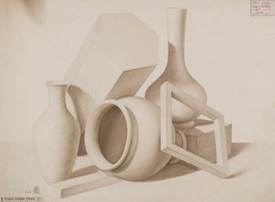 Studio [Vasi, quadrati e esagonali], c.1881 da Charles Gustav Louis Phillips