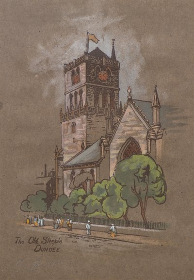 Il Vecchio Campanile, Dundee da Charles Gustav Louis Phillips