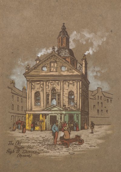 La Vecchia Sala dei Mestieri, High Street, Dundee da Charles Gustav Louis Phillips