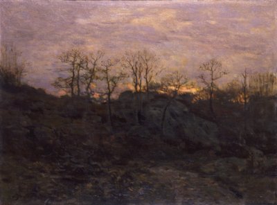 Bordo della foresta, crepuscolo, ca. 1890 da Charles H. Davis