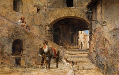 Anticoli Corrado sui Monti Sabini, 1883 da Charles H. Poingdestre