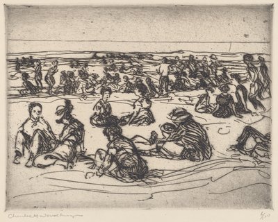 Sulla spiaggia da Charles H. Woodbury
