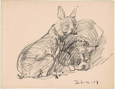 Due cani da Charles H. Woodbury
