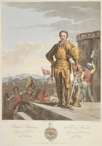 Richard Beauchamp, conte di Warwick, anno 1439 (illustrazione) da Charles Hamilton (after) Smith