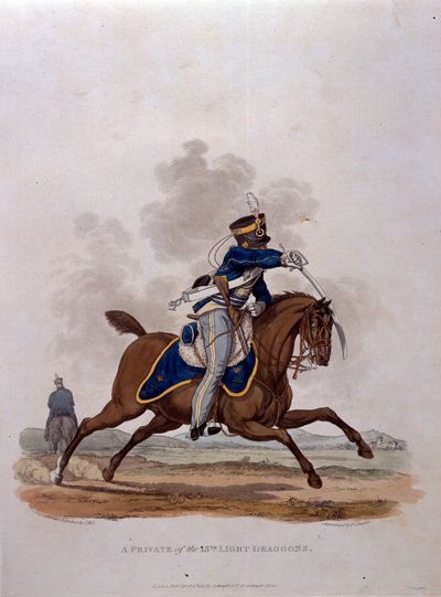 Un soldato dei 13th Light Dragoons, da 