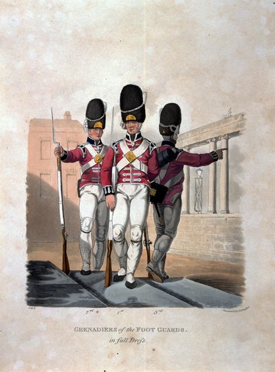 Granatieri delle Guardie a Piedi in uniforme completa, da 