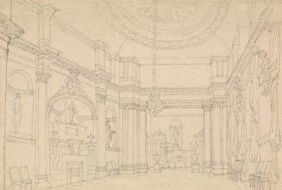 Sala, Easton Neston, Northants da Charles Hamilton Smith