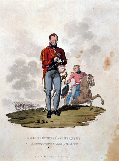 Maggior Generale di Fanteria Cavaliere Comandante del Bagno, da 