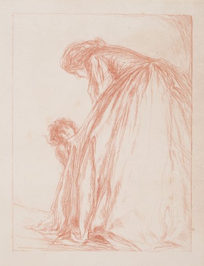 Madre e bambino da Charles Haslewood Shannon