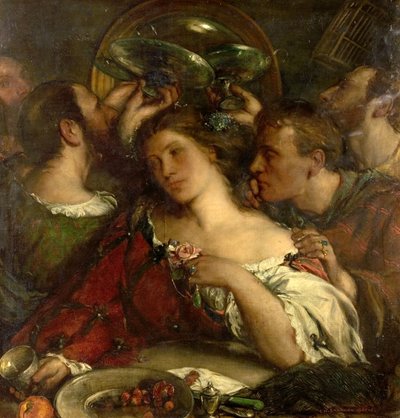 Tibullo nella casa di Delia, 1900-05 da Charles Haslewood Shannon
