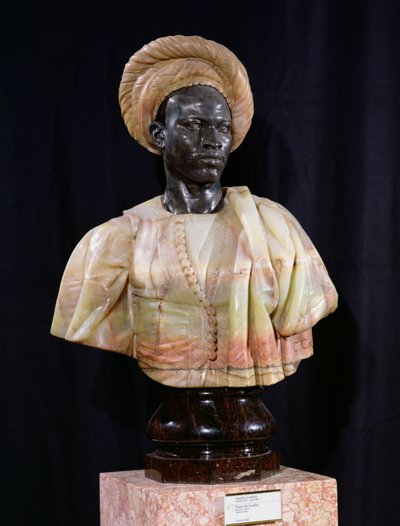 Busto di un uomo sudanese, 1857 da Charles Henri Joseph Cordier