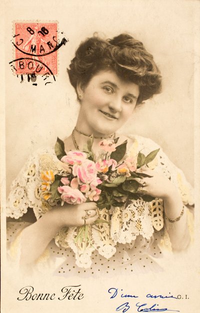 Vecchia cartolina, Festa felice da Augustus Kollner