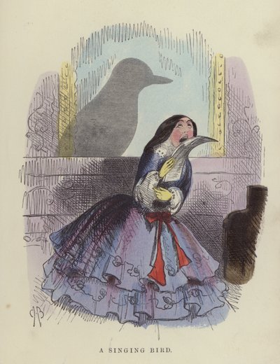 Uccello canoro da Charles Henry Bennett
