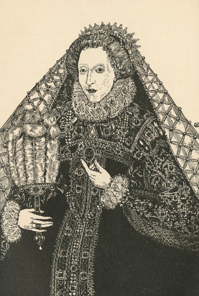 Ritratto della Regina Elisabetta, 1931 da Charles Henry Bourne Quennell