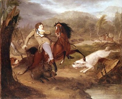 Caccia al cinghiale da Charles Henry Schwanfelder