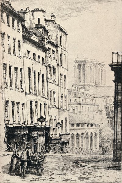 Rue de la Montagne-Ste Genevieve, 1915 da Charles Heyman