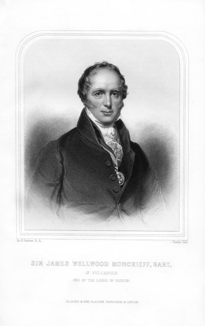 Sir James Wellwood Moncrieff, eminente giudice scozzese, 1870 da Charles Holl