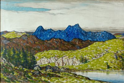 Langdale Pikes, 1917 da Charles John Holmes