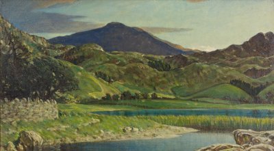 Watendlath Tarn, vicino a Keswick, 1919 da Charles John Holmes