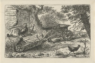 Due carriole da Charles Howard Hodges (possibly)