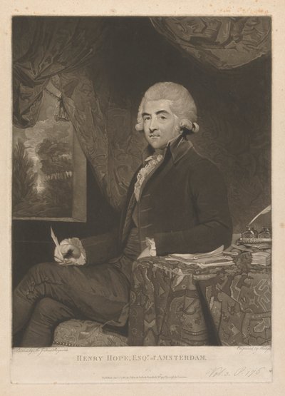 Henry Hope Esq. di Amsterdam da Charles Howard Hodges