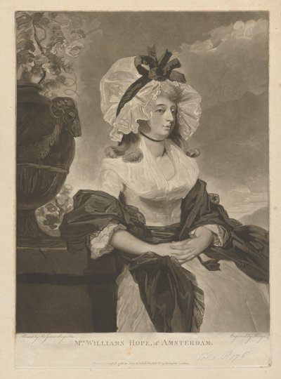 Signora Williams Hope di Amsterdam da Charles Howard Hodges