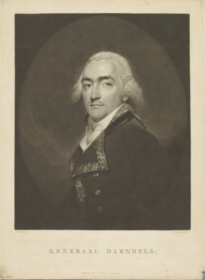 Ritratto di Herman Willem Daendels da Charles Howard Hodges