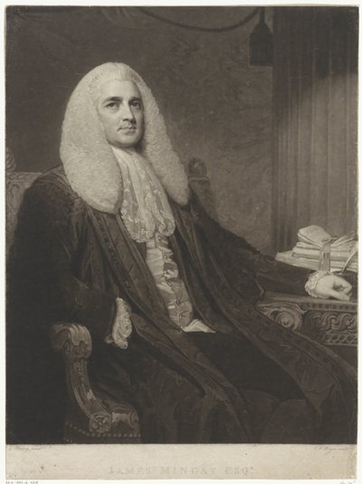 Ritratto di James Mingay da Charles Howard Hodges