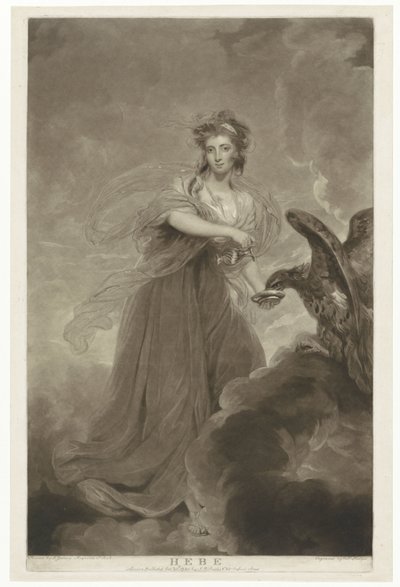 Ritratto di Sophie Musters come Hebe da Charles Howard Hodges
