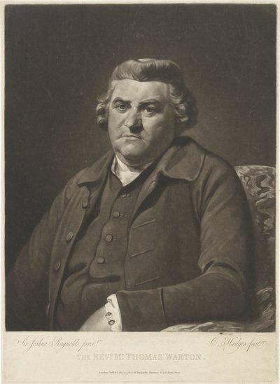 Ritratto di Thomas Warton da Charles Howard Hodges