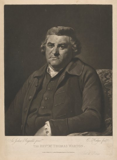 Reverendo Thomas Warton da Charles Howard Hodges