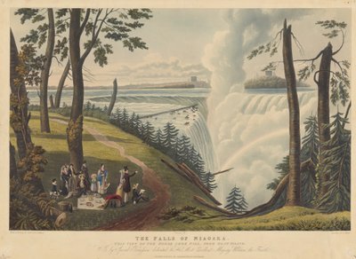Cascate del Niagara da Charles Hunt after James Pattison Cockburn