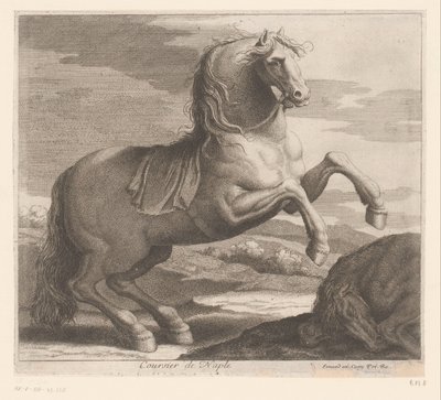 Cavallo impennato da Charles II Errard (attributed to)