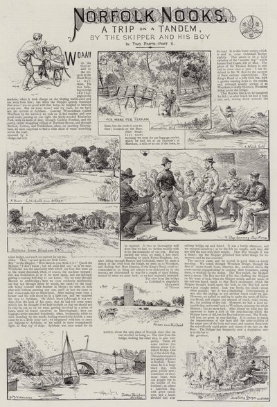Angoli di Norfolk da Charles J. (after) Staniland