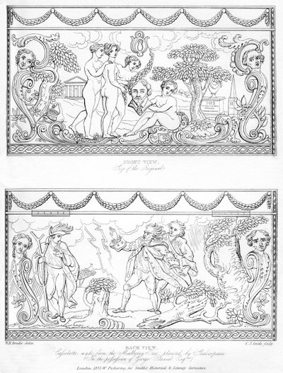 Cassolette scolpita dal legno del gelso di Shakespeare, XVIII secolo, 1840 da Charles J. Smith