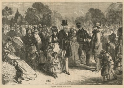 Un pomeriggio estivo nei Giardini di Kew, Londra da Charles J. Staniland