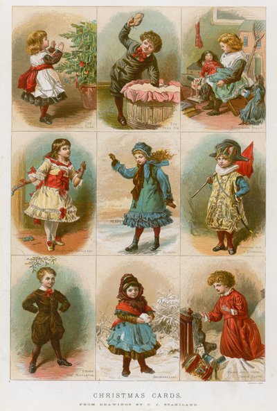 Biglietti di Natale da Charles J. Staniland