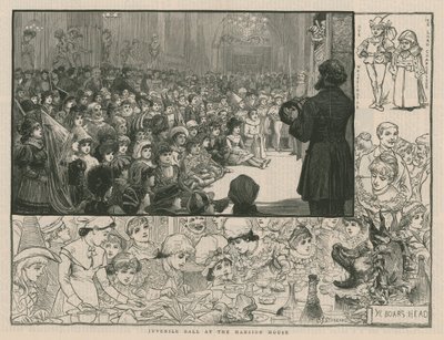 Ballo giovanile alla Mansion House (incisione) da Charles J. Staniland