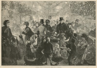 Lowther Arcade a Natale da Charles J. Staniland