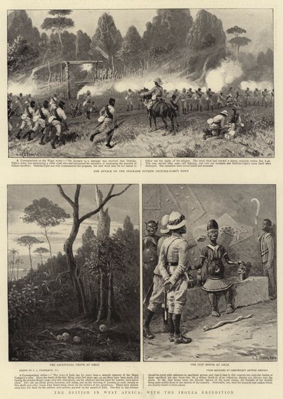 Gli inglesi in Africa occidentale, con la spedizione di Ibouza da Charles J. Staniland
