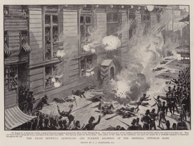 La lotta tra armeni e soldati turchi alla Banca Imperiale Ottomana da Charles J. Staniland