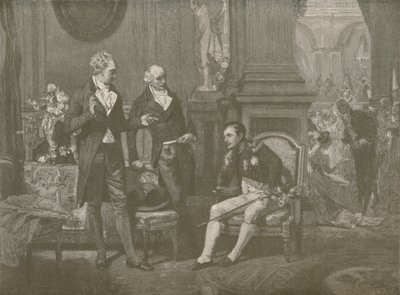 Napoleone, Goethe e Wieland, 1808, 1896 da Charles J. State