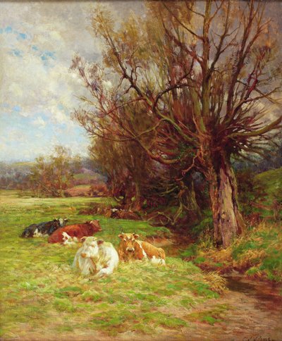 Bovini al pascolo da Charles James Adams