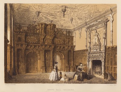 Crewe Hall, Cheshire da Charles James Richardson