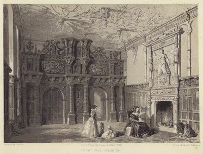 Crewe Hall, Cheshire da Charles James Richardson