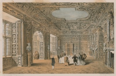 La sala dorata, Holland House da Charles James Richardson