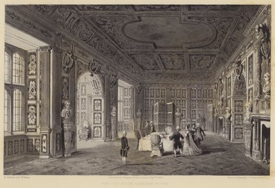 La Sala Dorata, Holland House da Charles James Richardson